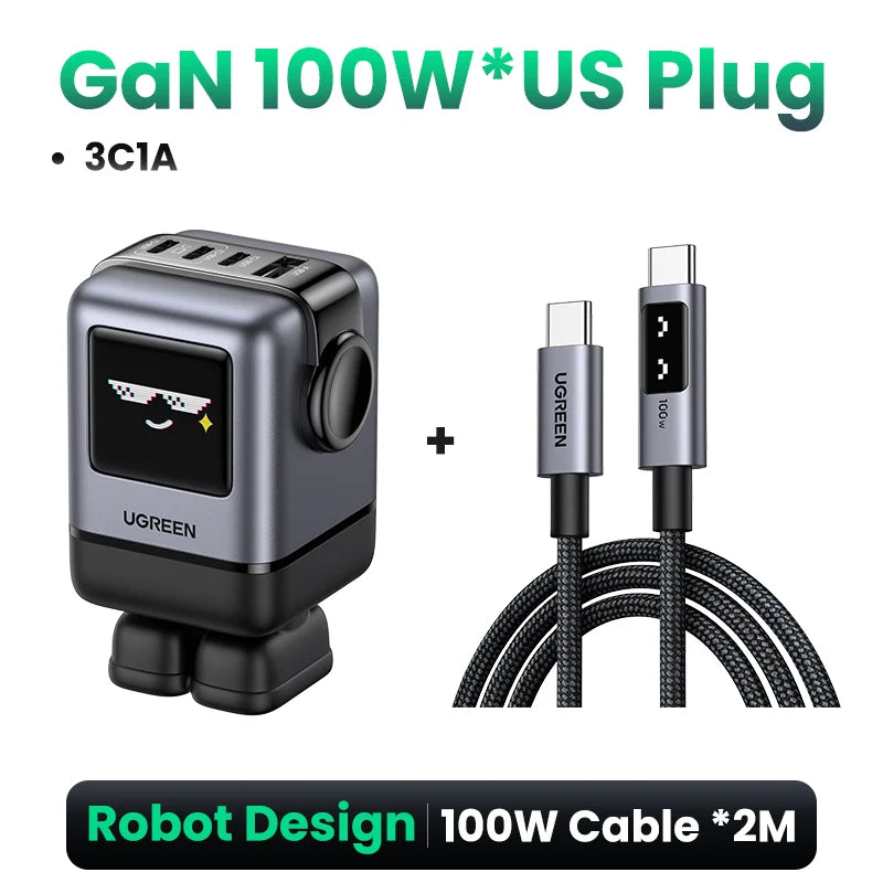 Nexode 100W Robot GaN Charger