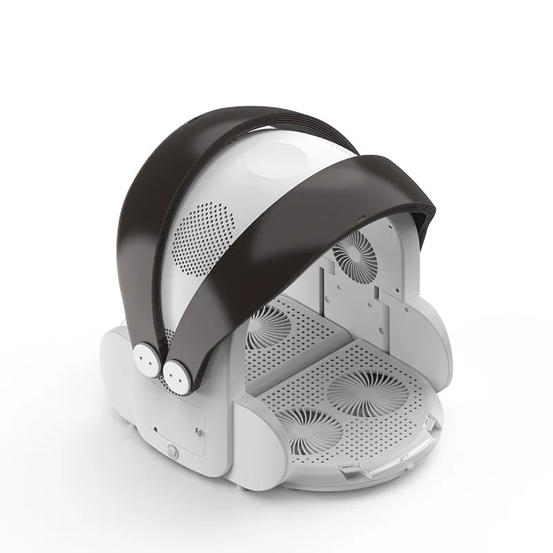 Secador automático inteligente con soplador de agua para gatos y perros, caja de baño plegable para mascotas pequeñas, producto de aseo germicida abastecido.